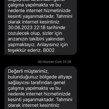 Millenicom Vermediği Hizmete Fatura + Cayma Bedeli