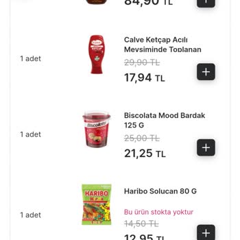 Migros Hemen Eksik Ürün