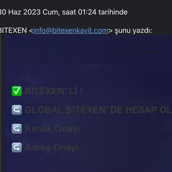 Bitexen Global Üyelik Akabinde Tanımlanmayan Ücret