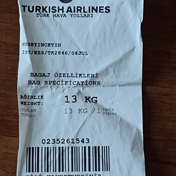 THY Uçuşunda Valizim Kırıldı