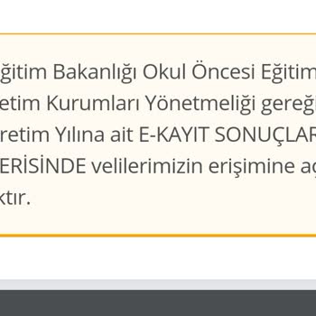 Milli Eğitim Bakanlığı (MEB) İlköğretim Okulları E Kayıt Da Gözükmüyor