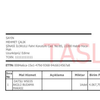 Datsu Alfa Tarım Market Yanlış Model Gönderdi.