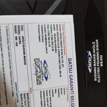 Datsu Alfa Tarım Market Yanlış Model Gönderdi.