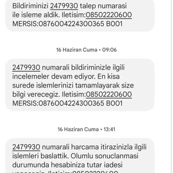 ING Bank Ve Ortak ATM Halkbank Para İadesi Şikayeti