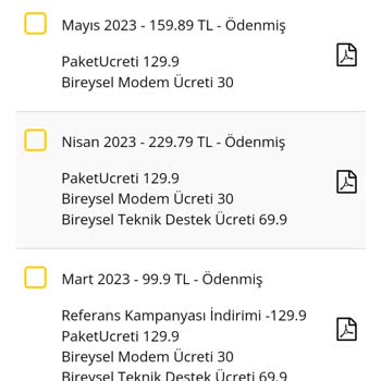 Millenicom Ev İnterneti Faturası