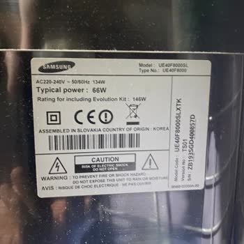 Parça Garantili Samsung TV Parça Yok