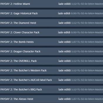 Steam İadem Onaylanmasına Rağmen Param Gelmiyor