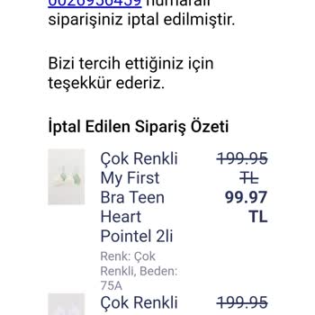 Penti İptal Ettiği Siparişin Ücret İadesini Yapmıyor