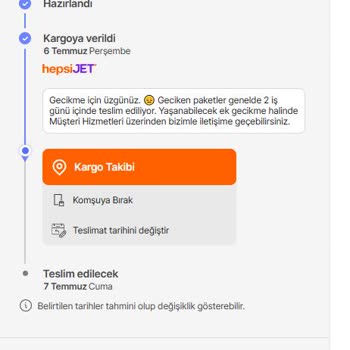 Hepsiburada Yarın Teslimat (Hepsijet Teslimat)