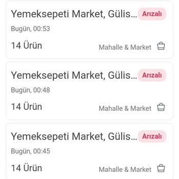 Yemeksepeti Sipariş Verirken Kupon Gitti Ve Siparişlerim Arızalı Olarak Düşüyor