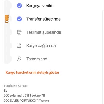 Aras Kargo Teslimata Çıkarılmadan İadeye Konulan Kargo!
