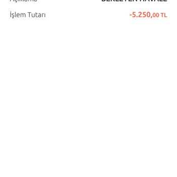 Yapı Kredi Bankası Bekleyen Havale İşlemi