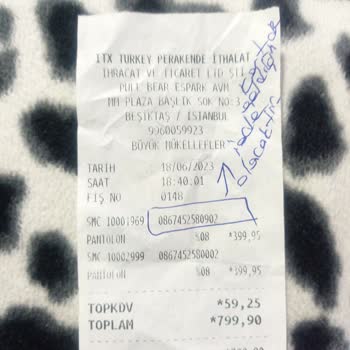 Pull and Bear Ürün Değişimi Ve Kaba Davranış