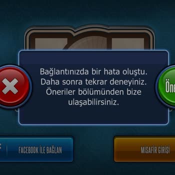 101 Okey Plus Bağlantı Hatası Hiçbir Şekilde Giremiyorum