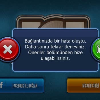 101 Okey Plus'a Giriş Yapamama