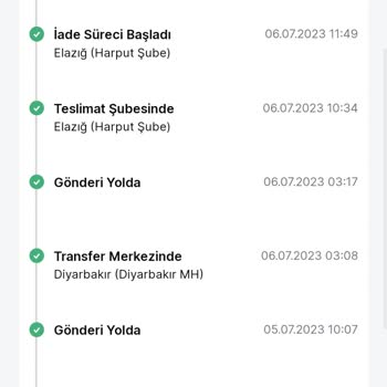 Trendyol Express Kargomu Bilgim Ve İznim Dışında İade Etti.