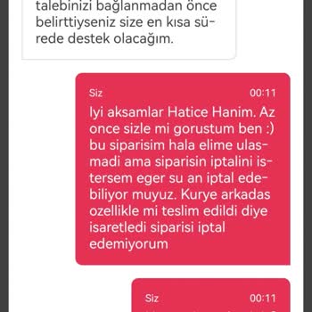 Yemeksepeti Para İadesi Hk.