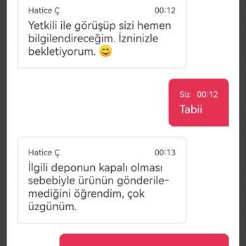 Yemeksepeti Para İadesi Hk.