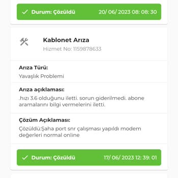 Kablo Net Başka Bir Müşterinin Bozuk Modemini Taktılar