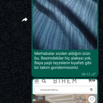 Bihem Farklı Ürün Gönderip Para İadesini Yapmaması