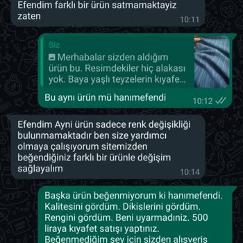 Bihem Farklı Ürün Gönderip Para İadesini Yapmaması