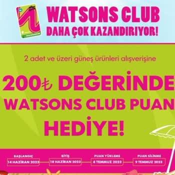 Watsons Teknik Sorun Bahanesiyle Puan Kullandırmıyor
