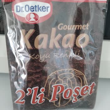 Dr. Oetker Kakao Diye Aldığım Ürün Boyalı Ve Sahte Bir Toz Çıktı