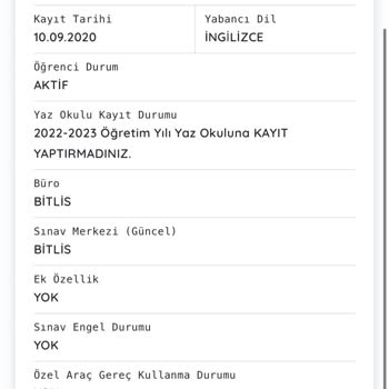 Anadolu Üniversitesi AÖF Yaz Okulu Derslerini Seçip Ücret Yatırdığım Halde Kaydım Yok