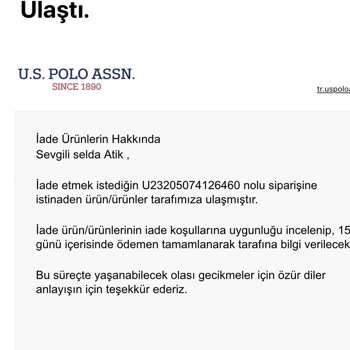 Us Polo Ve Ödenmeyen İade Ücreti