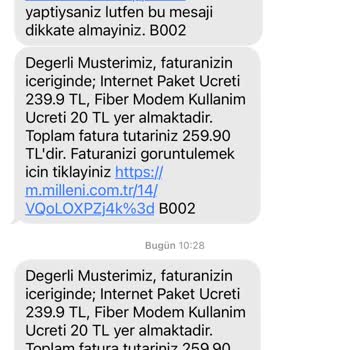 Millenicom Habersiz Yapılan Zam!