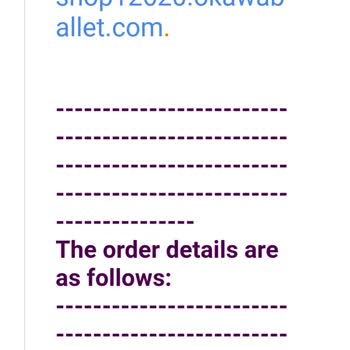 Shop12620.okawaballet.com Ürün Gelmiyor