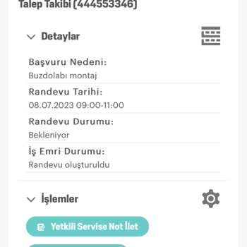 Arçelik Servis Kurulum Şikayeti
