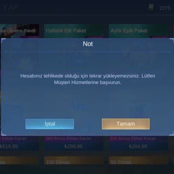 Mobile Legends Hesabım Tehlikede Id Sorunu Veriyor Ama Aynı Telefondan Giriyorum!