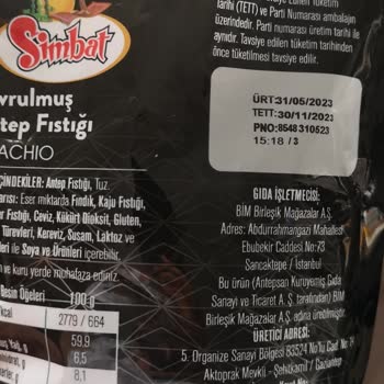 Simbat Jumbo Antep Fıstığı Kalite Düşmesi