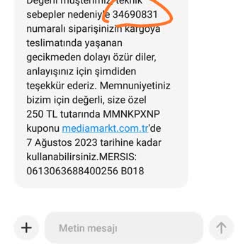 Media Markt Gerekçesiz Sipariş İptali