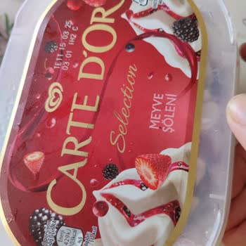 Carte d'Or Emniyet Kilidi Kapağı Kırık Ve Buzlanma Yapmış Doldurma