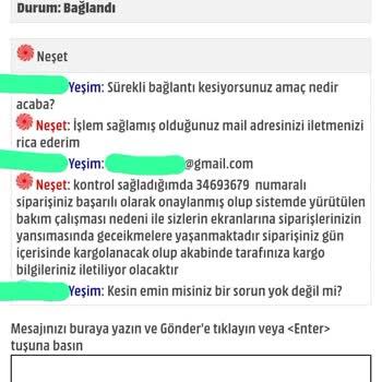 Media Markt Bilgim Ve Onayım Olmadan Sipariş İptali