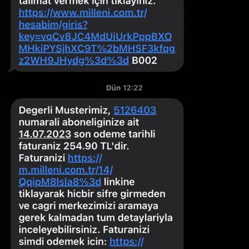 Millenicom Aboneliğimi İptal Etmek İstiyorum