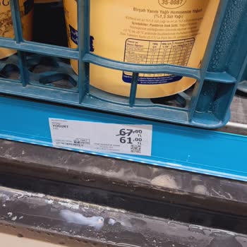 Birşah A101 Market Raf İle Kasa Fiyat Farkı