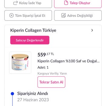 Kiperin Collagen Türkiye Maximum Mobil Pazarama