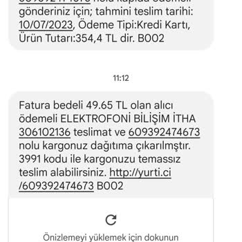 Samsung Servis + Kargo Ücreti
