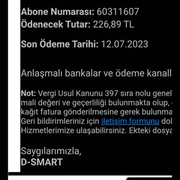 D Smart İnternet Teknik Servisinden Şikayetçiyim