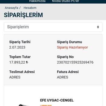 İtopya Bilgisayar Sipariş Sürecinin Kötülüğü