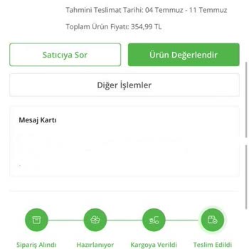 Çiçek Sepeti Siparişi Verdim, Gelmedi