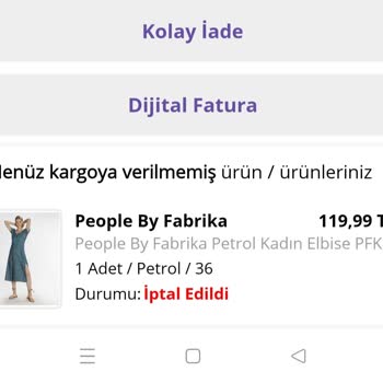 Morhipo Yalan Sipariş İptali