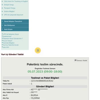 UPS Umursamazlığı Pasaport Teslim Etmemesi