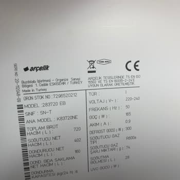 Arçelik Garanti Kapsamında Buzdolabı Değişimi Talebi