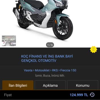 RKS Motor Freccia Fahiş Fiyat Farkları!