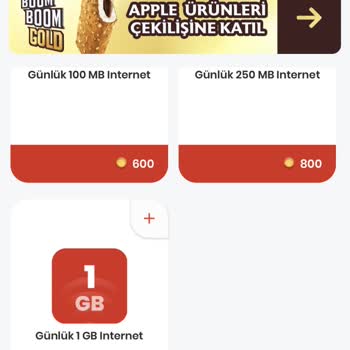 Algida İle Kazan GB Hediyem Verilmedi