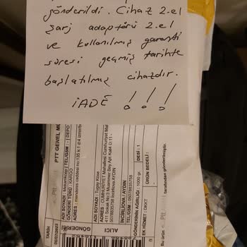 PttAVM Mekanik Cep İzmir Buca İkinci El Telefon Gönderdi!